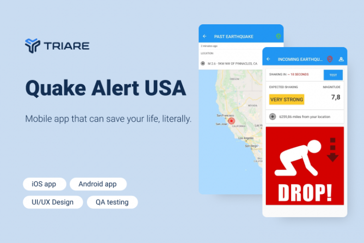 QuakeAlertUSA - mobile app that can save your life screenshot 1