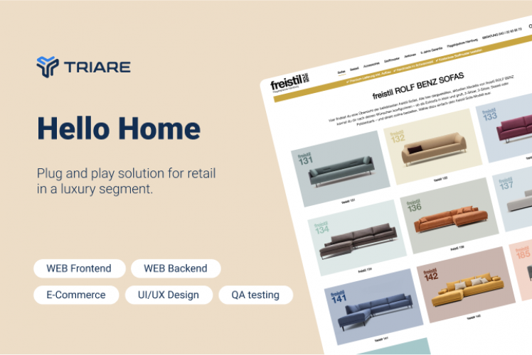 Hello Home - plug and play solution for retail in a luxury segment screenshot 1
