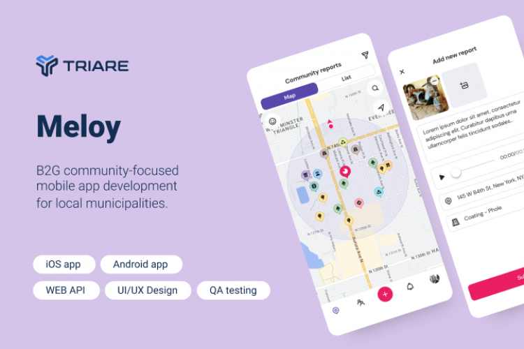 Meloy - mobile app for local municipalities screenshot 1