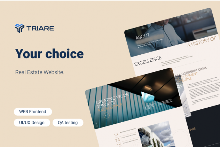 Your choice - real estate website screenshot 1