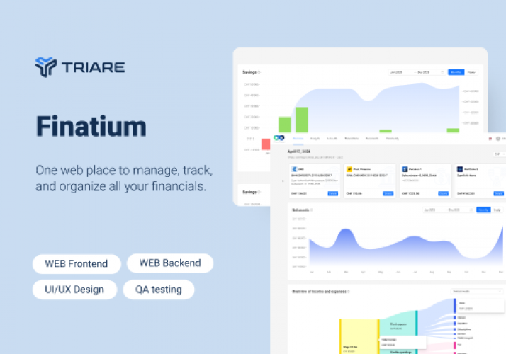 Finatium - Web App that Makes Managing Money Super Easy screenshot 1