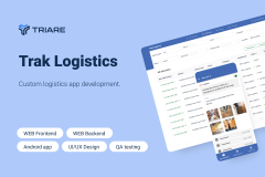 Trak Logistics - custom logistics app development