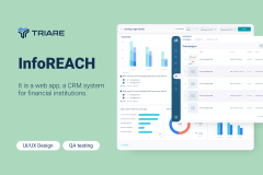 InfoREACH - UX design for a complex CRM system
