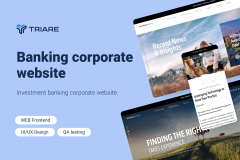 Banking Corporate Website - banking platform