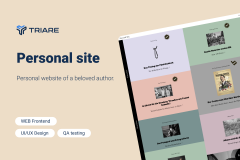 Personal site - personal website of a beloved author
