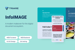 InfoIMAGE - website UI/UX design