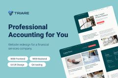 Professional Accounting For You - website redesign