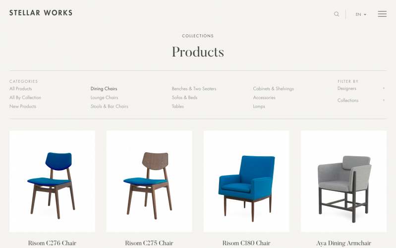 Stellar Works Website screenshot 1