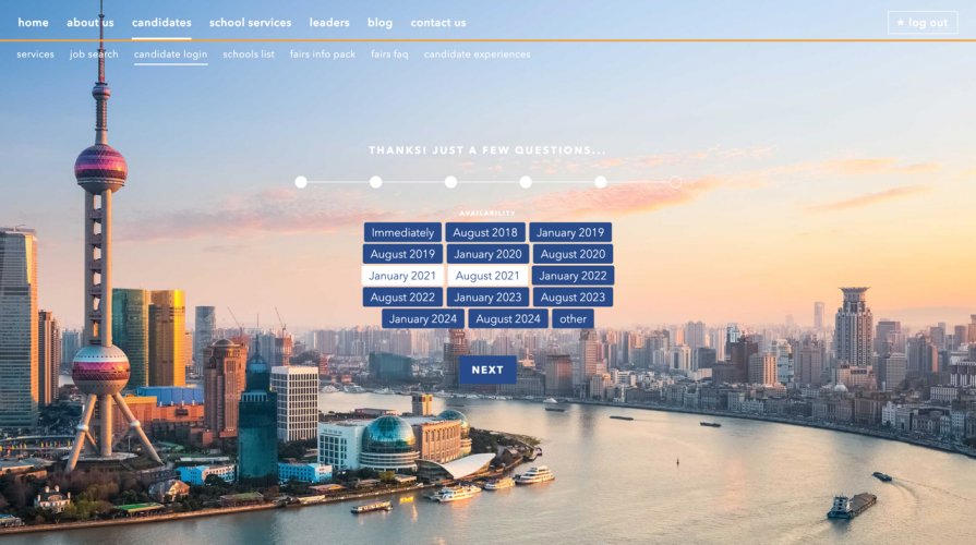 Explore CRS -- Education Recruitment Platform screenshot 1