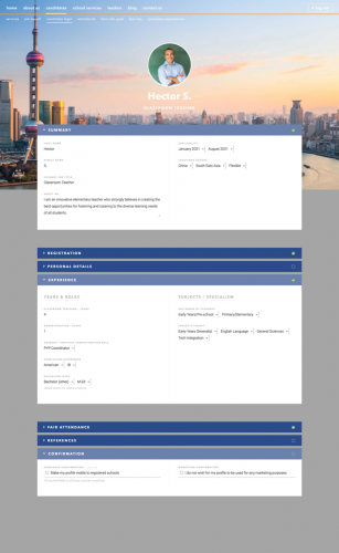 Explore CRS -- Education Recruitment Platform screenshot 3
