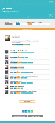 Explore CRS -- Education Recruitment Platform screenshot 2