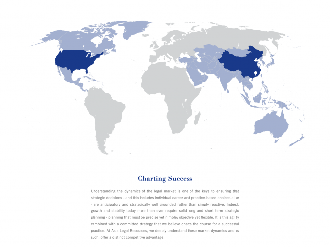Asia Legal Website screenshot 1