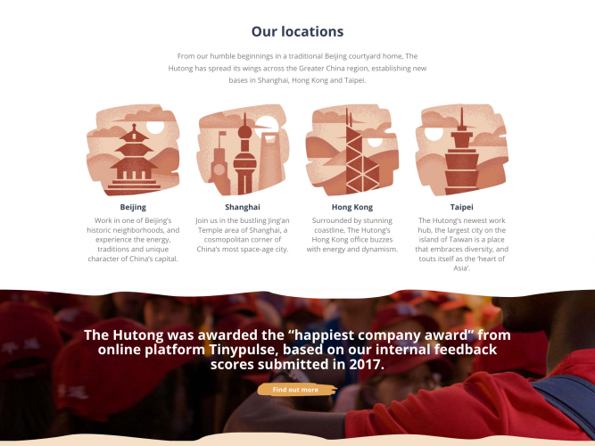 The Hutong Website screenshot 5