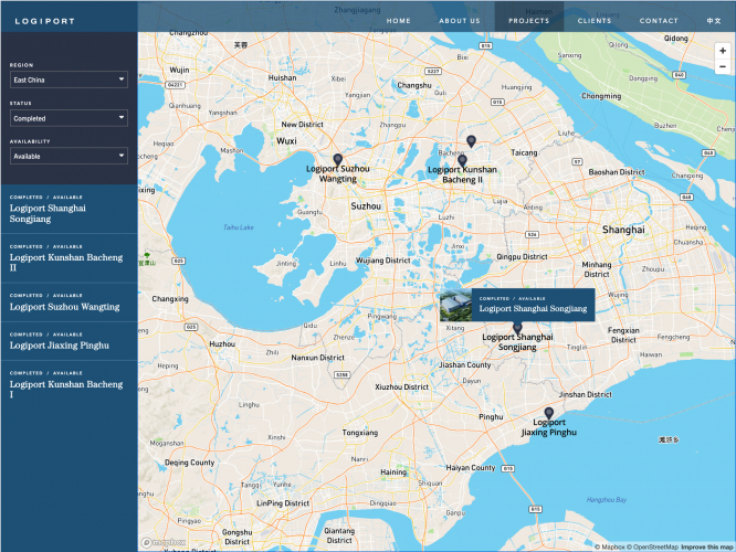 Logiport Website screenshot 2