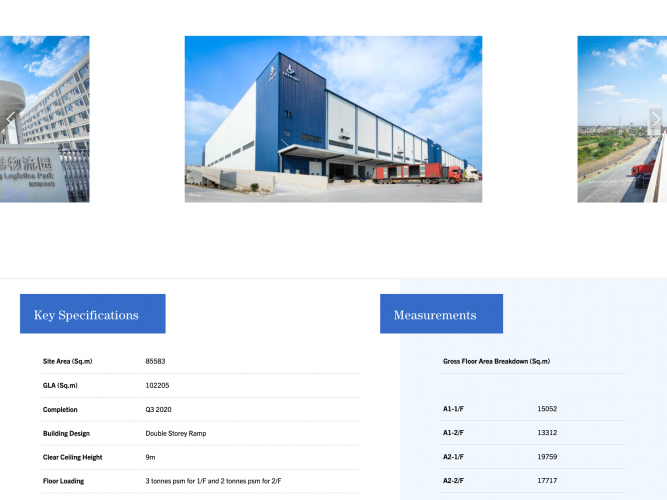 Logiport Website screenshot 4