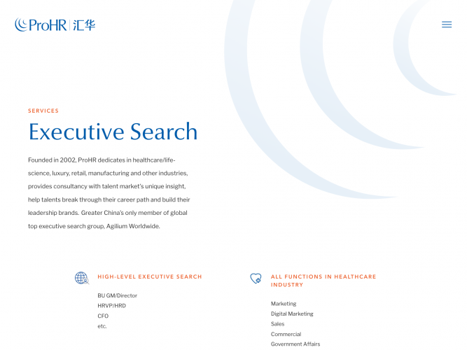 ProHR Website screenshot 3