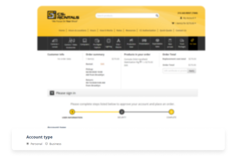 CSiRentals screenshot 1