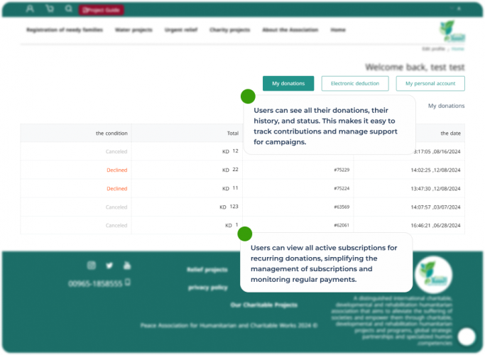 Al-Salam: Accessible Donations and Easy Management of Charitable Projects via CS-Cart screenshot 2