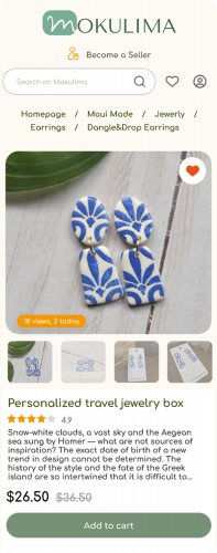 Mokulima: Handmade Marketplace with a Hawaiian Atmosphere screenshot 2