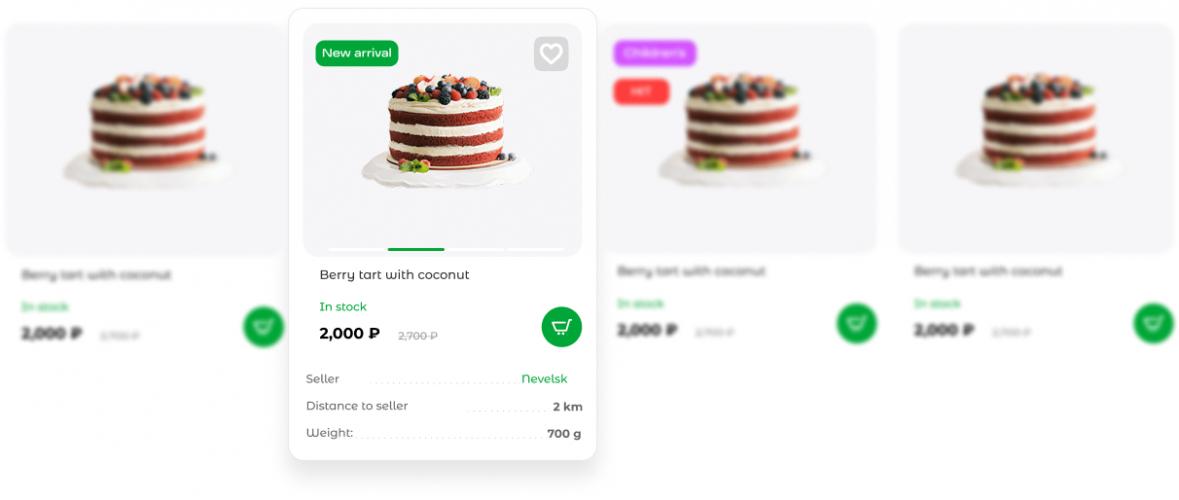 Desert: Confectionery Marketplace with Geolocation, Vendor Work Schedules, and Filter by Distance screenshot 2