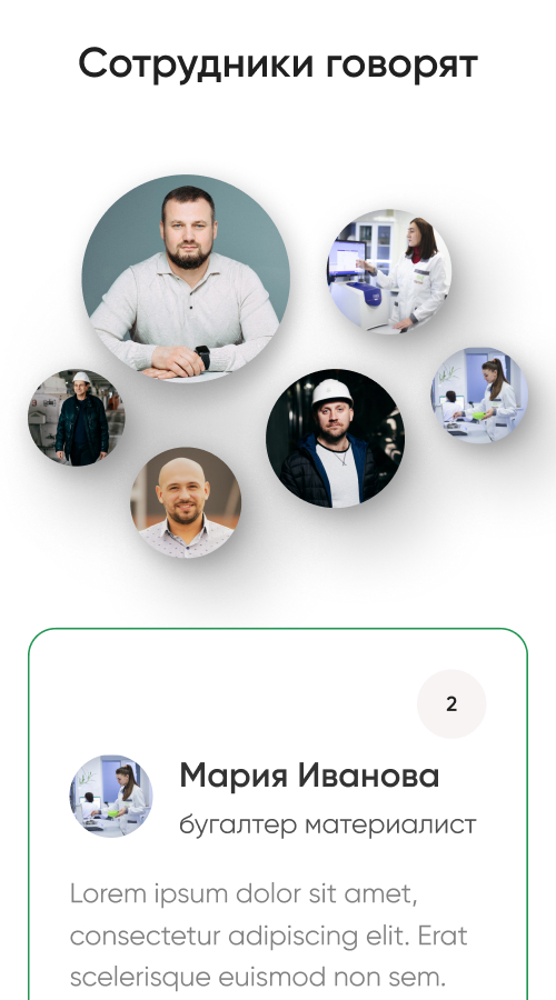 HR-Brand site for Potoki Plant screenshot 6