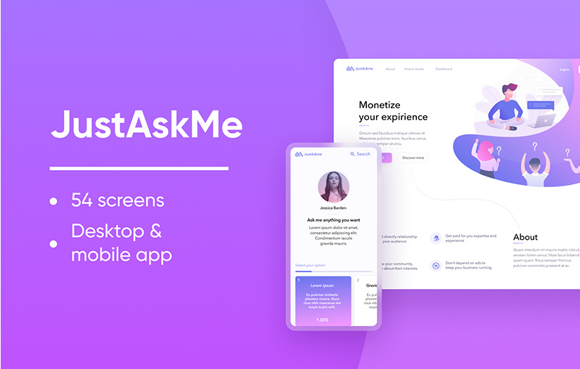 JustAskMe screenshot 1