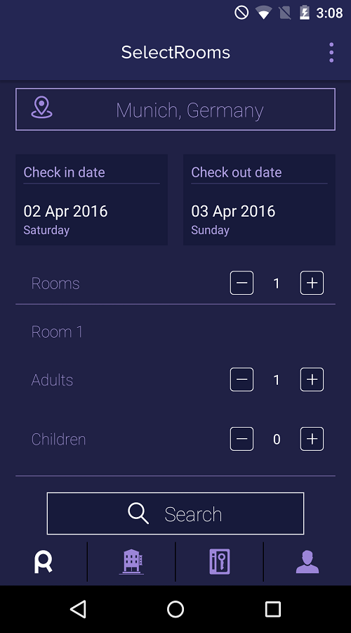 SelectRooms screenshot 1
