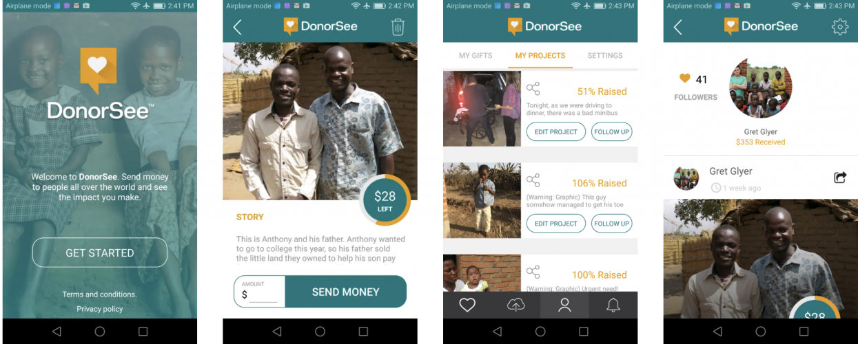 DonorSee screenshot 1