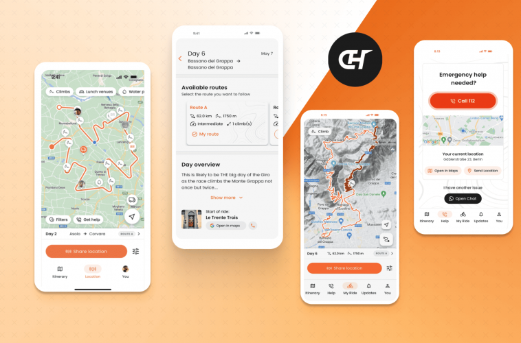 Cross-Platform Flutter App for Cycling Tour Adventures screenshot 1
