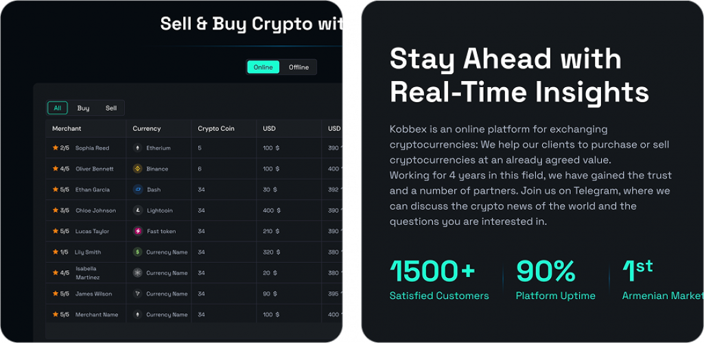 Kobbex, Cryptocurrency Trading Platform screenshot 2