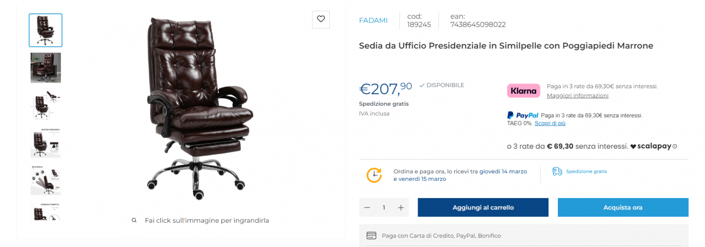 Giordanoshop ongoing maintenance screenshot 1