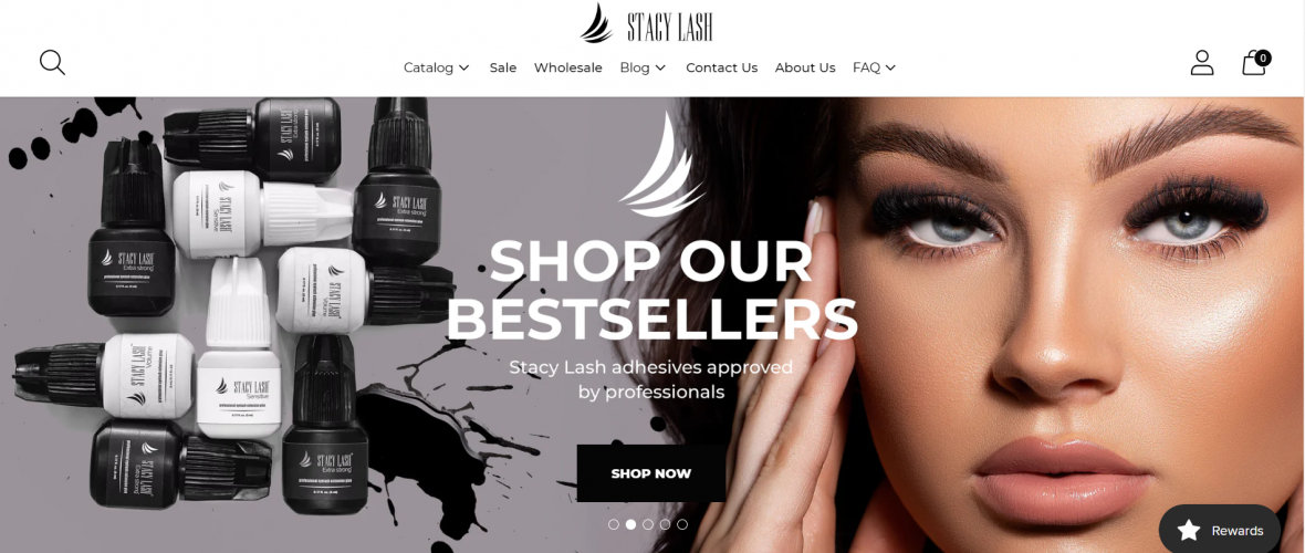 Migration to Shopify for Stacylash screenshot 1