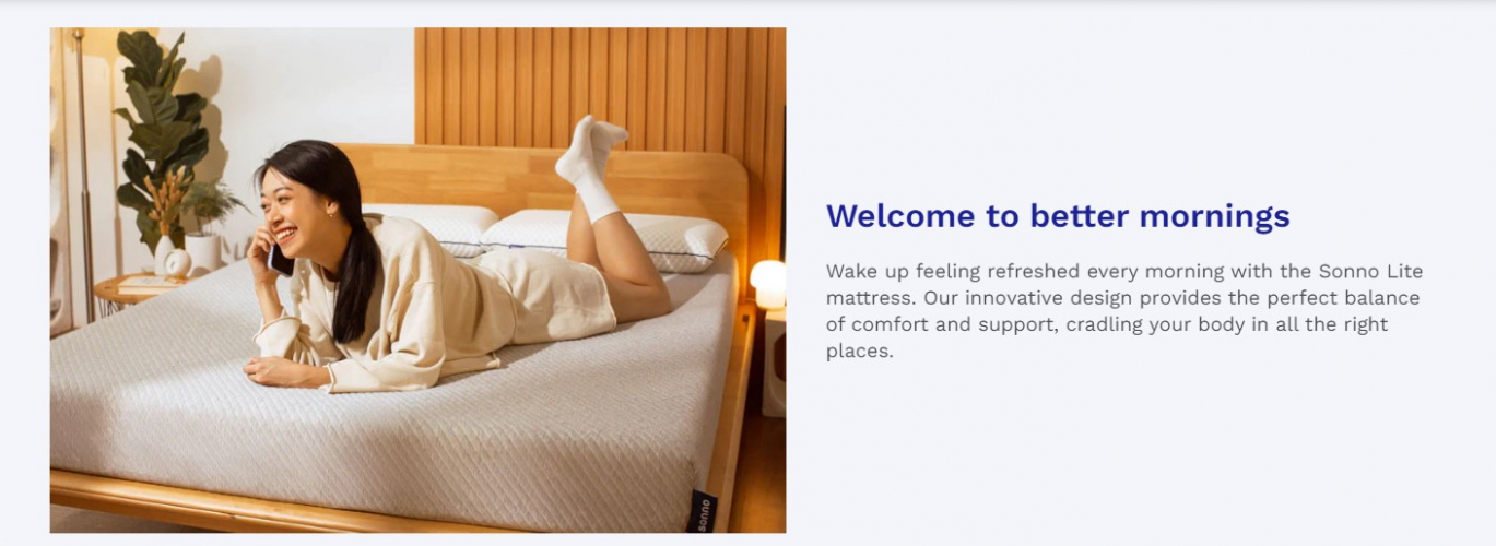 Sonno Shopify Support and Maintenance screenshot 1