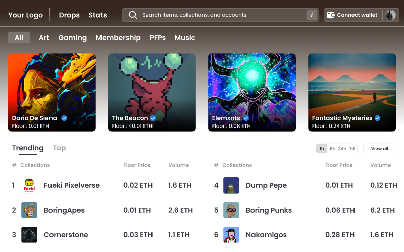 OpenSea Clone Script - Coinsclone screenshot 5