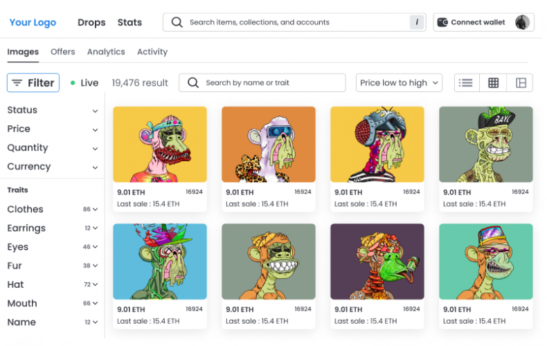 OpenSea Clone Script - Coinsclone screenshot 3