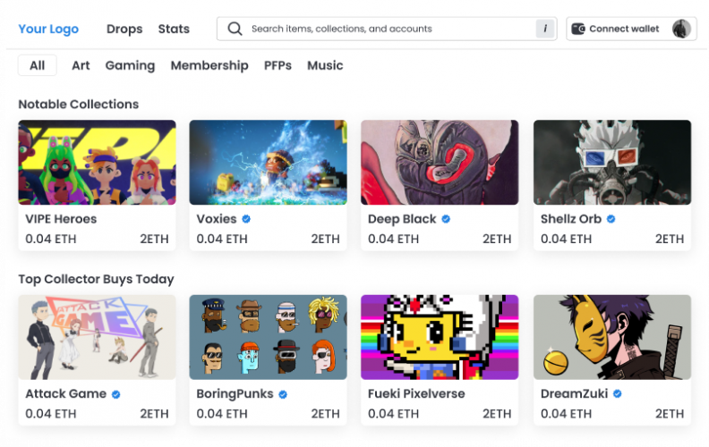OpenSea Clone Script - Coinsclone screenshot 2