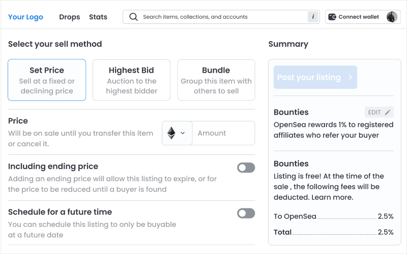 OpenSea Clone Script - Coinsclone screenshot 4