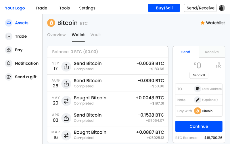 Coinbase Clone Script- Coinsclone screenshot 1