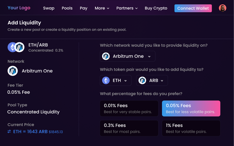 SushiSwap Clone Script - Coinsclone screenshot 3