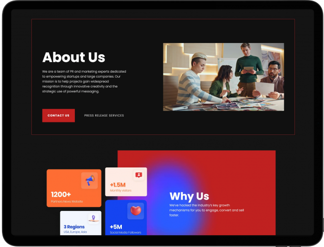 247 Branding and Website screenshot 1