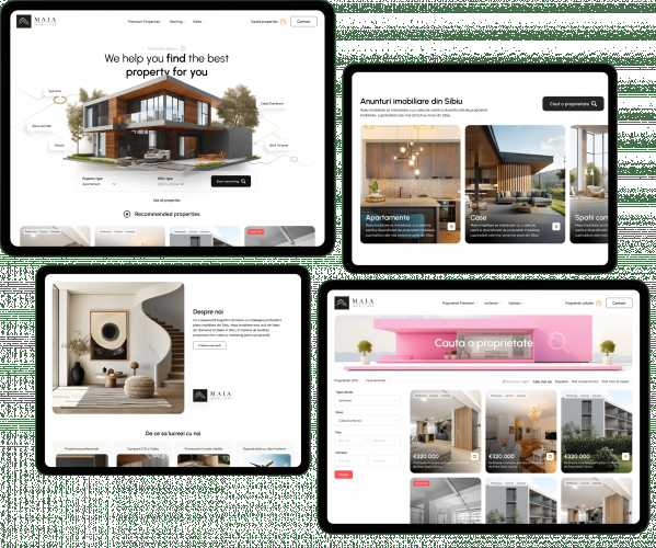 Maia Real Estate Agency Website screenshot 5