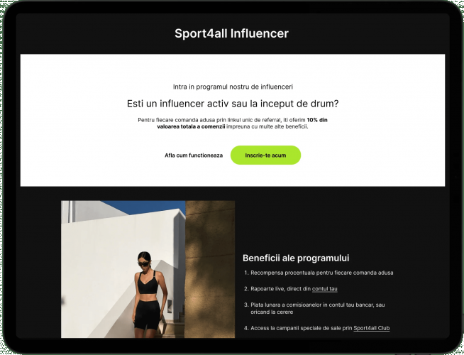 Influencer Marketing Program – Created by Creatif Agency screenshot 3