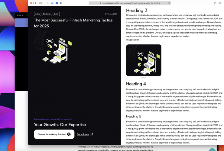 Crypto Virally - Rebranding & Web design by Creatif Agency screenshot 1