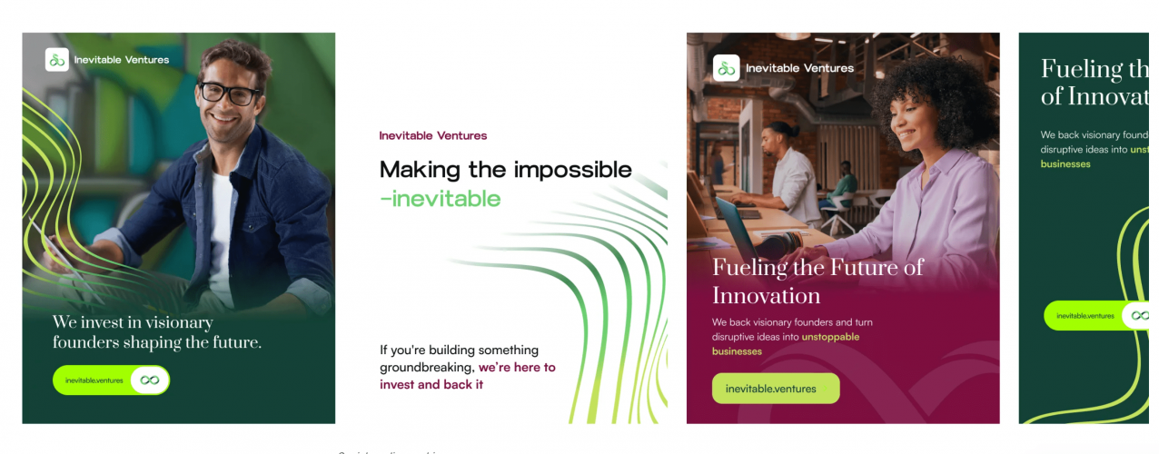 Inevitable Ventures: Branding for a Venture Capital by Creatif Agency screenshot 1