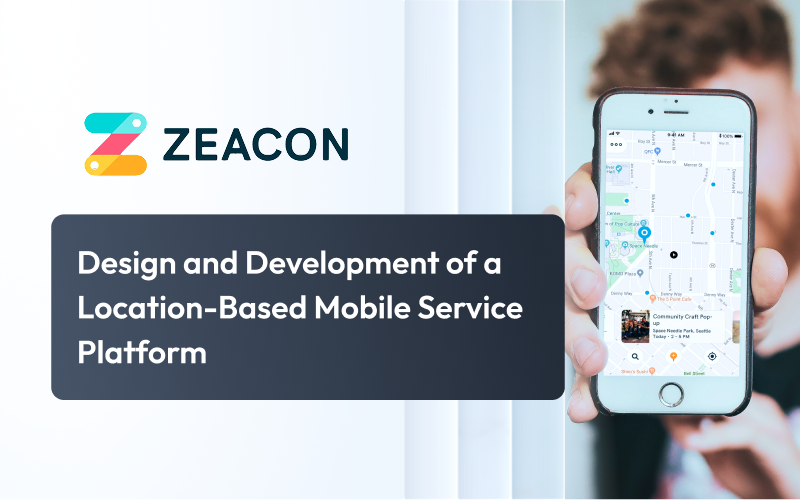 Location-based mobile service development screenshot 1