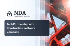 Tech partnership with a construction software comp