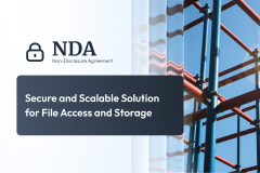 Secure and scalable solution for file access