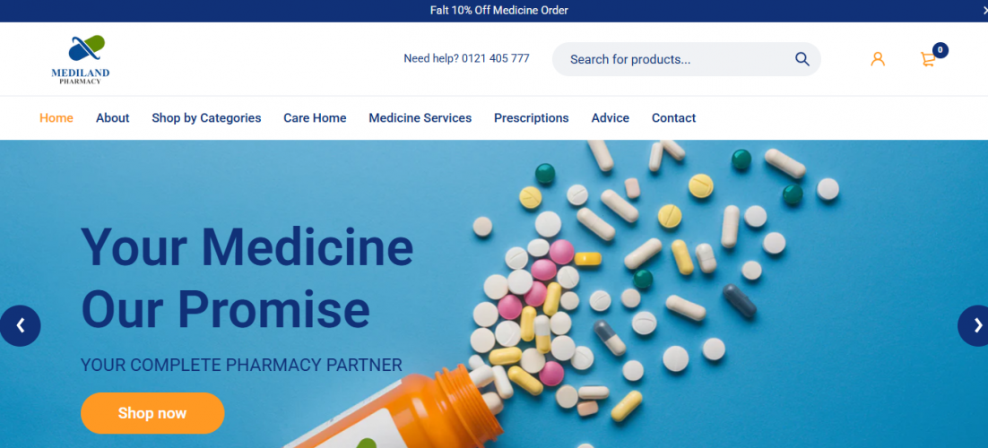 Mediland Pharmacy screenshot 1