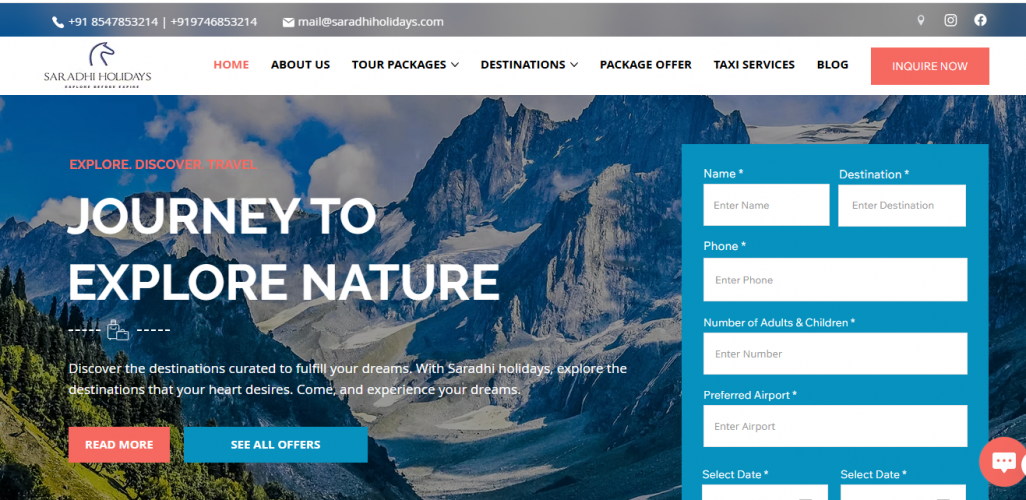 Saradhi Holidays screenshot 2