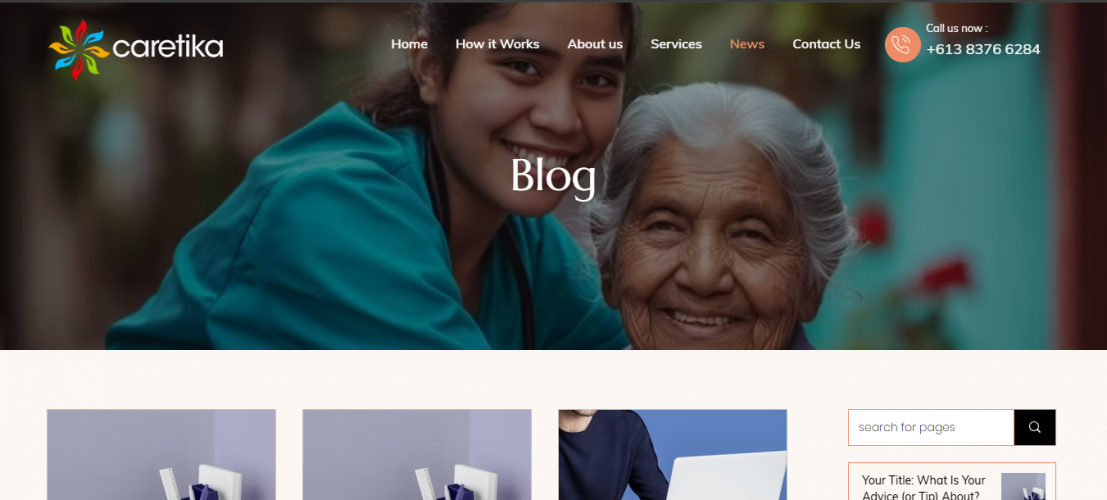 Caretika screenshot 1